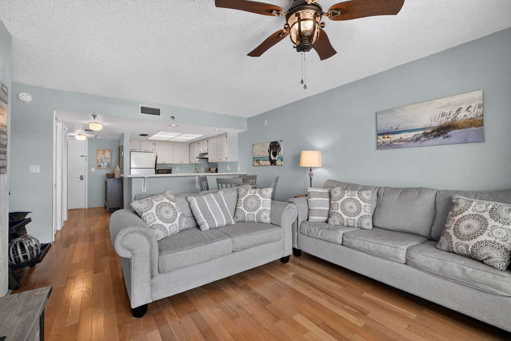 Oceanfront escape w/ 2 balconies & pool access – peaceful beach vibes