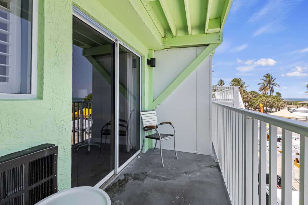 Oceanfront Inn Room #18- Ocean View Balcony, 2 Full Beds