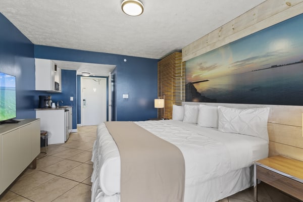 Ocean View Hotel Room with Balcony- King Bed #17