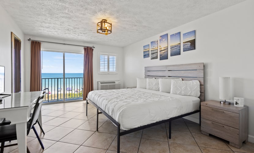 Ocean View Hotel Room with Balcony- King Bed #25