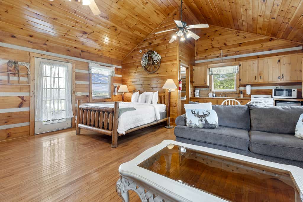 Hillside Hideout Log Cabin For 2!  Cabin 10