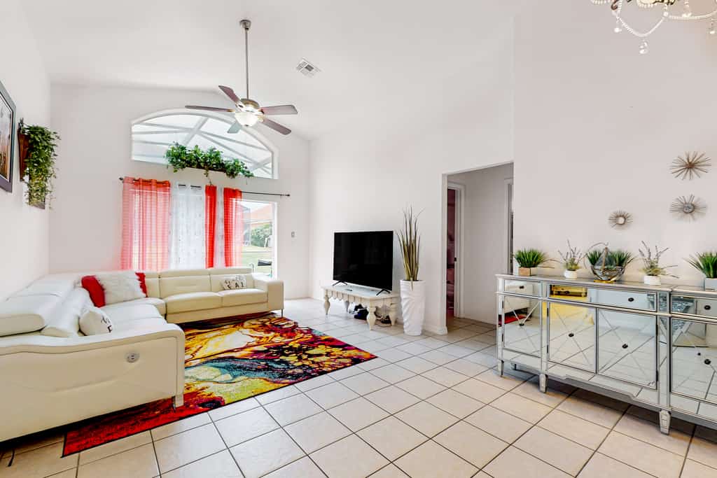 Single-level home with private pool, game room, & W/D - near golf/Disney