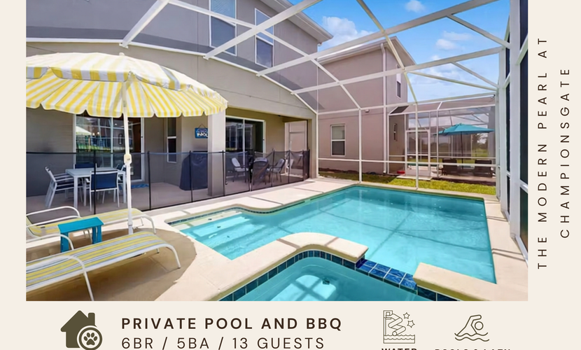 Beautiful Resort home with private pool and space for the whole family