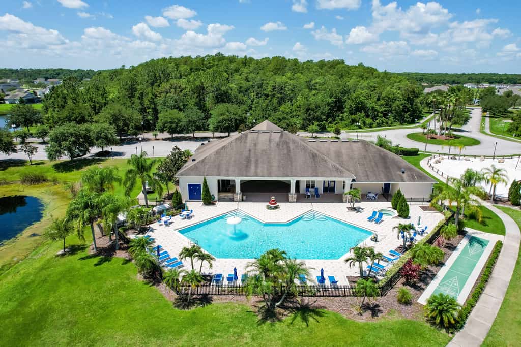 Water view retreat with lanai, heated pool, pool spa, game room, & AC