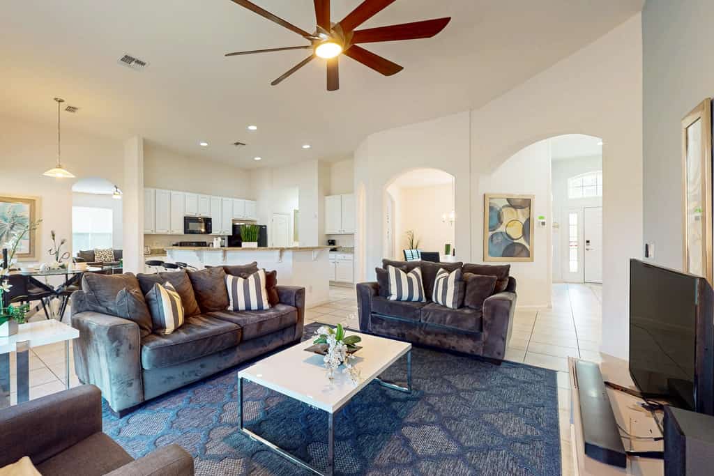 Family-Friendly Resort Home w/ Private Pool Spa, Game Room, WiFi & AC - Dogs OK