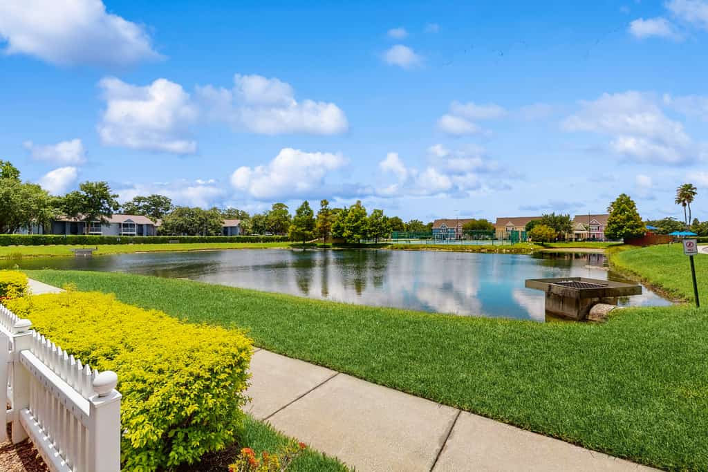 Spacious townhouse with resort style amenities, waterview and fitness center