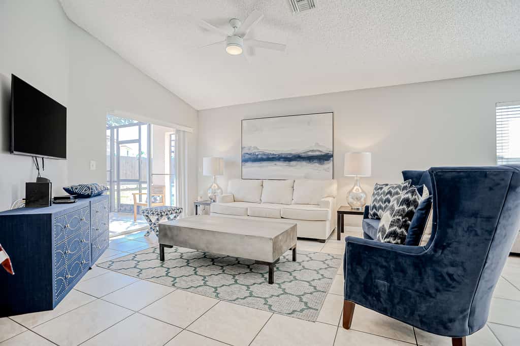 Beautiful home with private pool, screened lanai, WiFi, private w/d, and AC