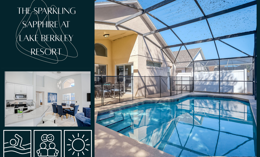 Beautiful home with private pool, screened lanai, WiFi, private w/d, and AC