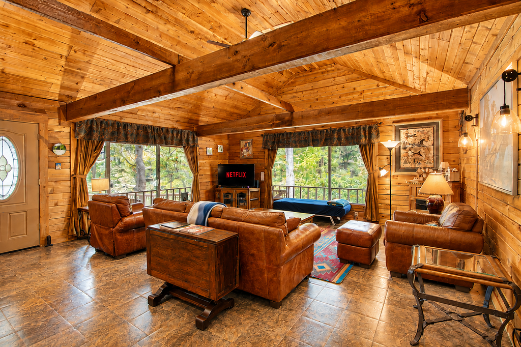 Charming dog-friendly home with expansive deck - near boat ramp & attractions