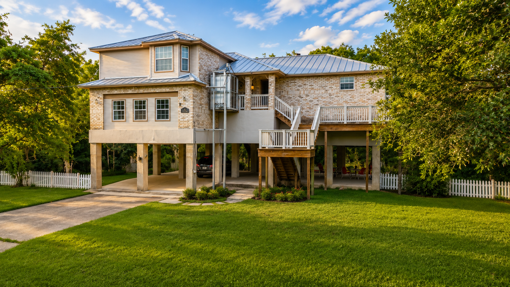 Riverfront retreat w/ wraparound deck, Movie Room, Firepit