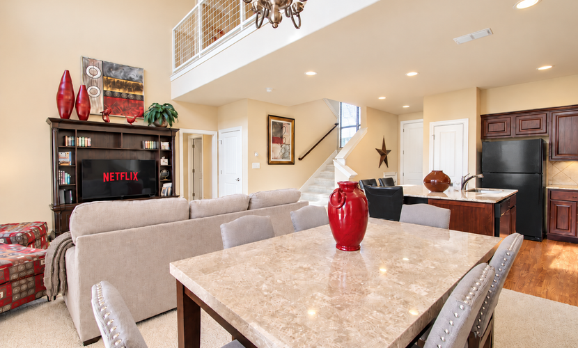 Golf-course getaway with fairway views, pool, WiFi, & central AC