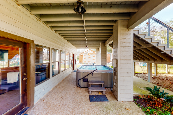 Lakefront home with hot tub, dock, kayaks, central AC, & great lake views