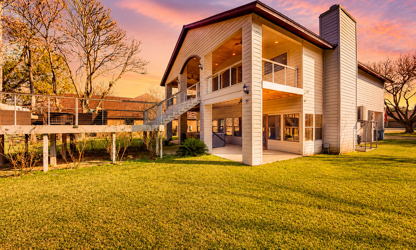 Lakefront home with hot tub, dock, kayaks, central AC, & great lake views