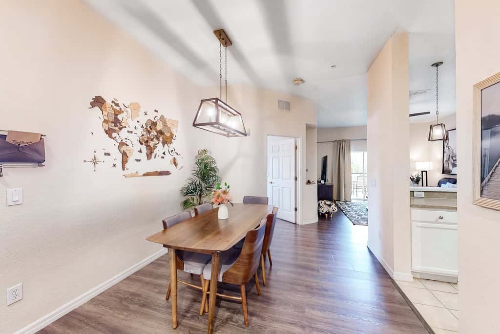 First floor lake view condo w/ pool & hot tub access, private W/D, & central AC