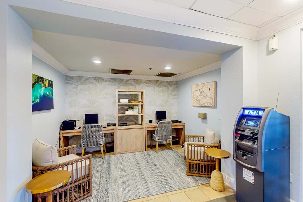 First floor lake view condo w/ pool & hot tub access, private W/D, & central AC
