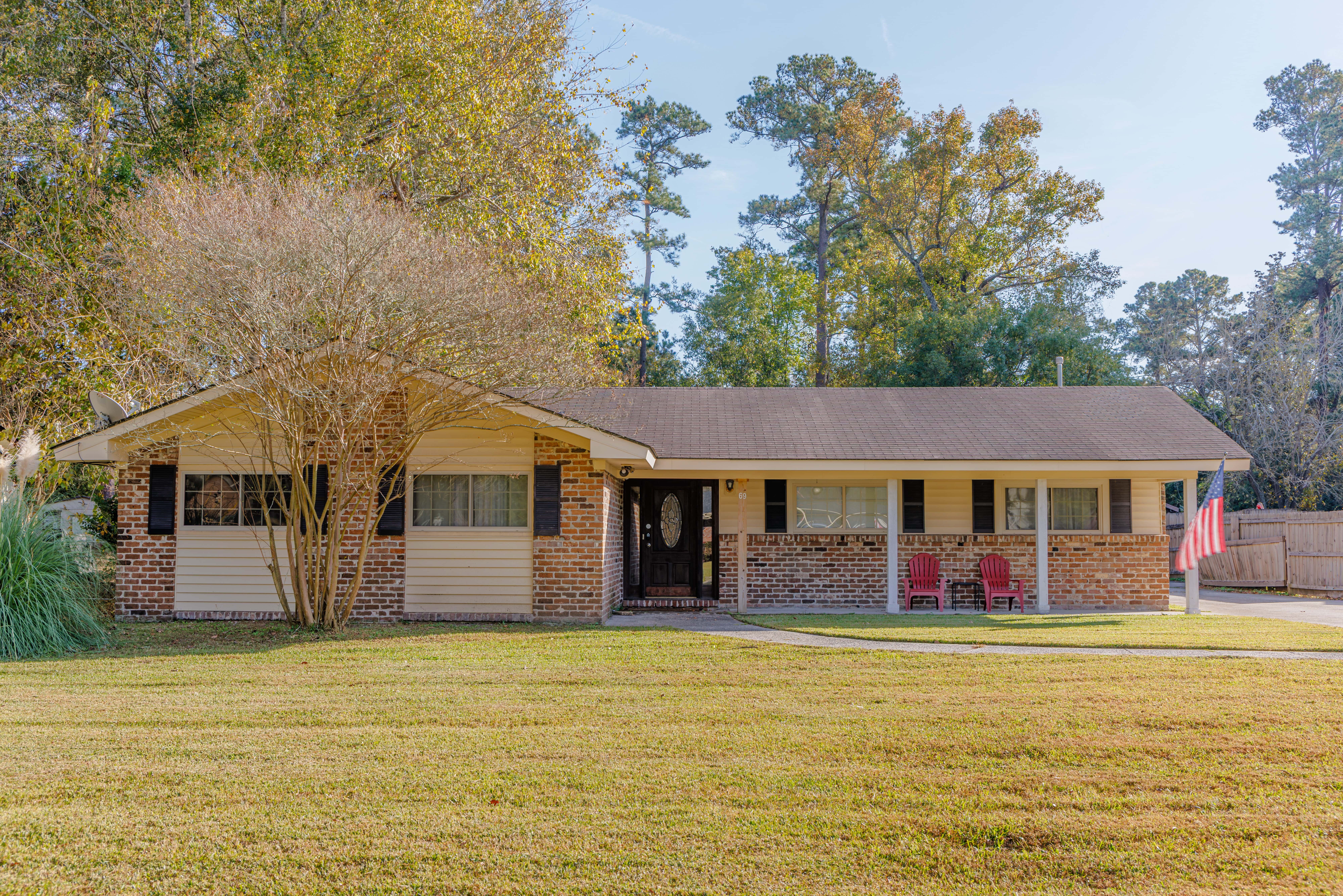 Savannah Getaway with Private Pool, Porch & Deck