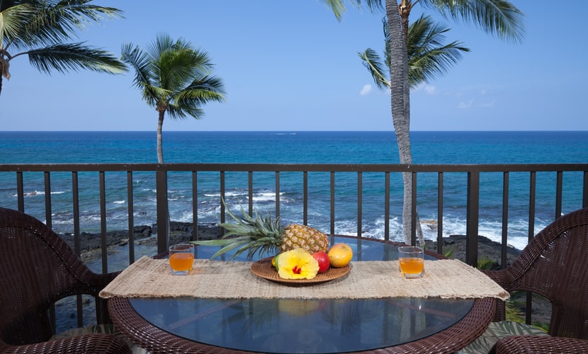 Amazing Oceanfront Penthouse π with Stunning Views From The Lanai! ποΈ Kona Bali Kai 419