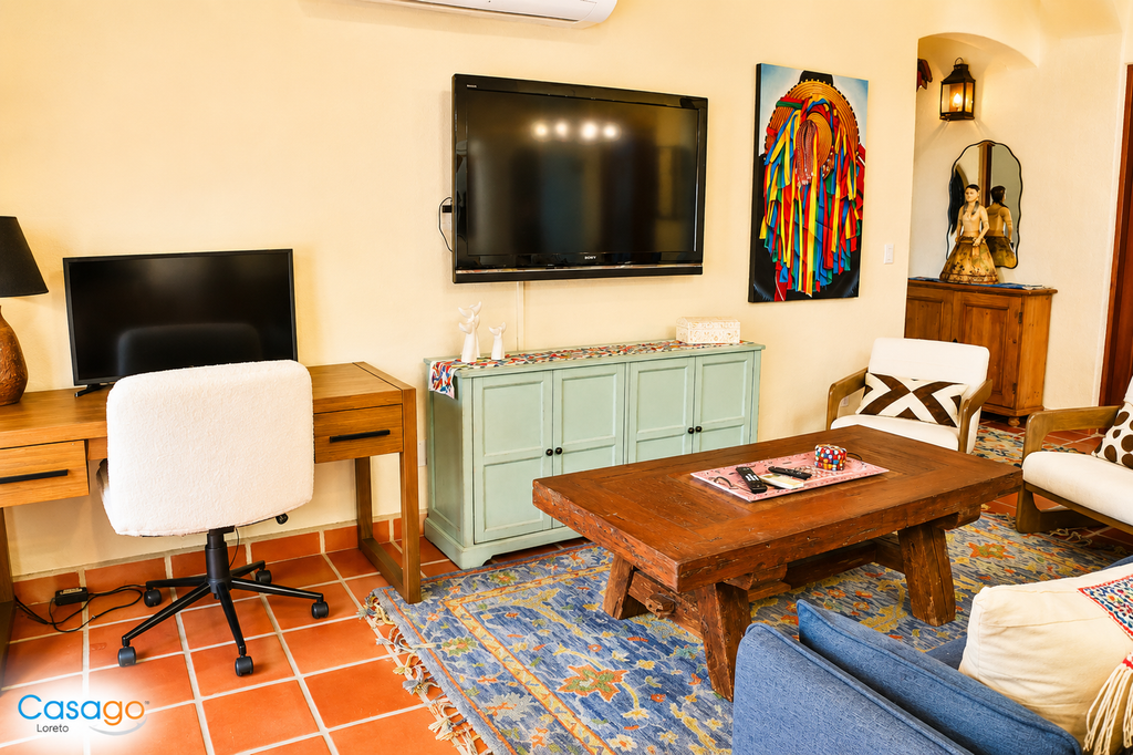 Renovated 2-bedroom, 2-bathroom home in the heart of Loreto Bay.