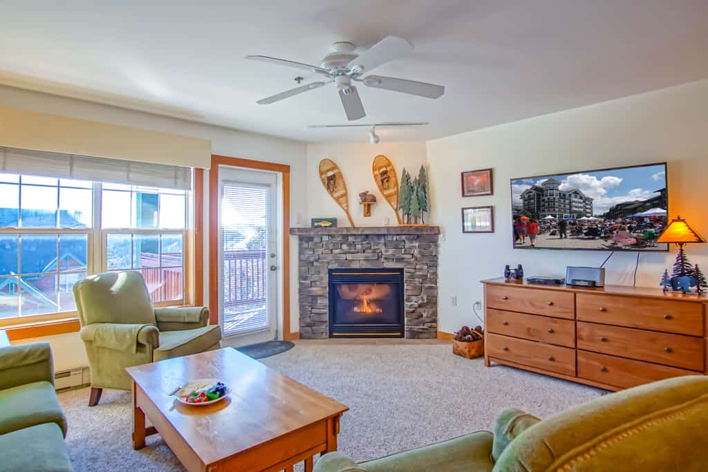 Camp 4 #2:  2 Bedrooms, 2.5 Baths: Slope Side,  Gas Fireplace.