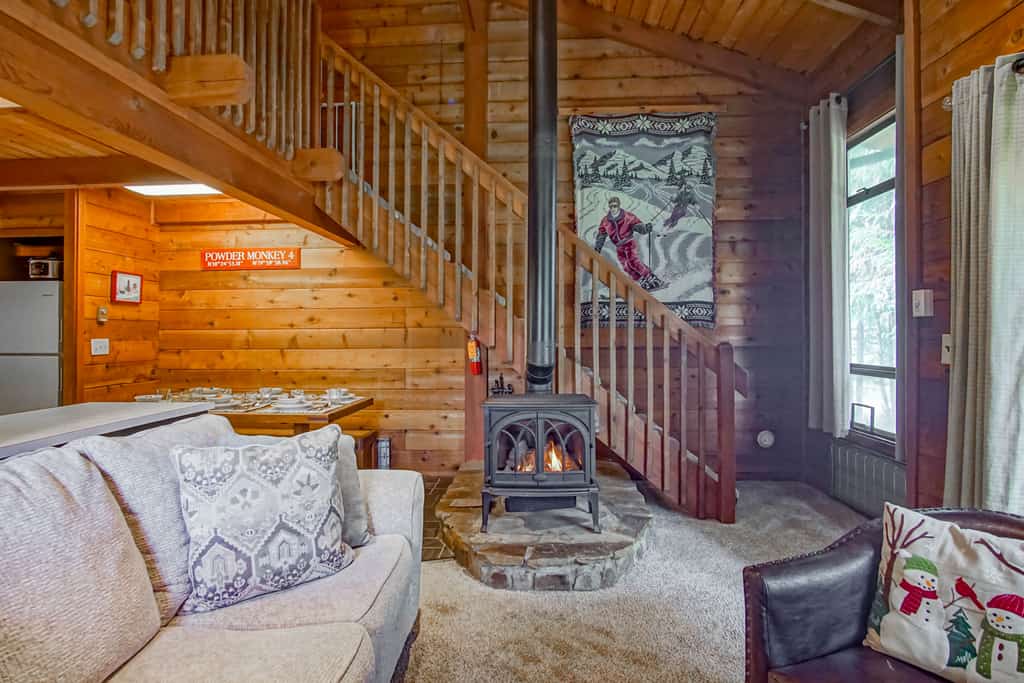 Powder Monkey 4:  2 Bedrooms Plus Sleeping Loft,  2 Full Baths:  Slope Side