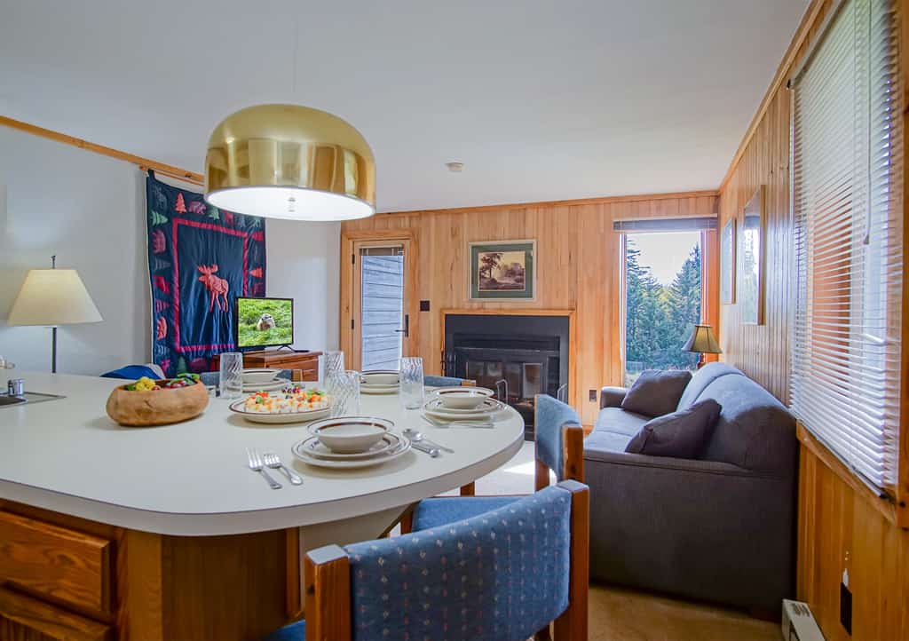 1 Br: Powderidge 30:Slope Side, Pet Friendly end unit on Shuttle Route