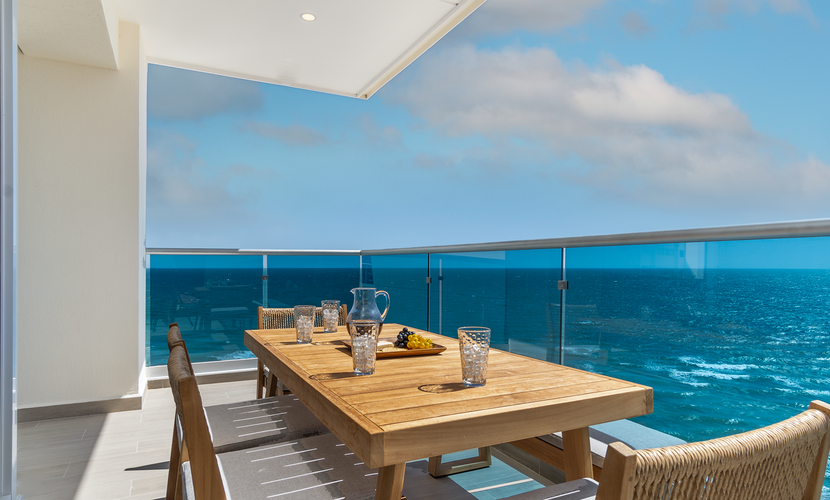 Amazing two bedroom beach front condo W1105