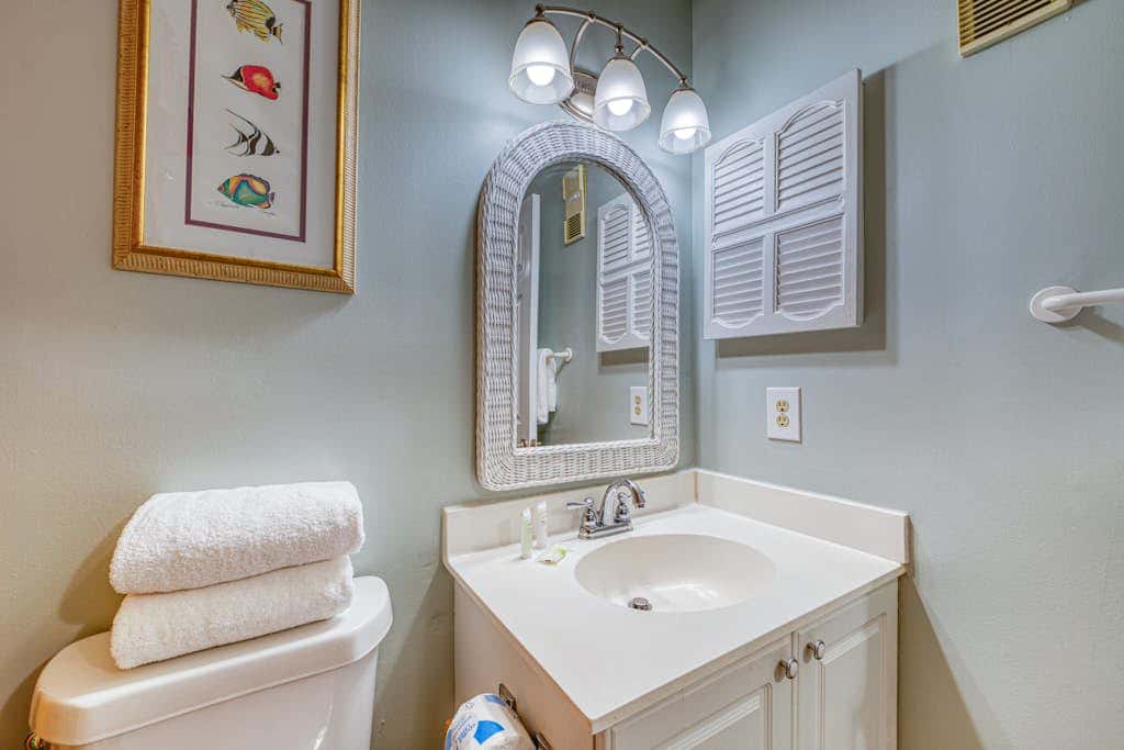 Waterfront getaway with beach view, shared pools & sports courts