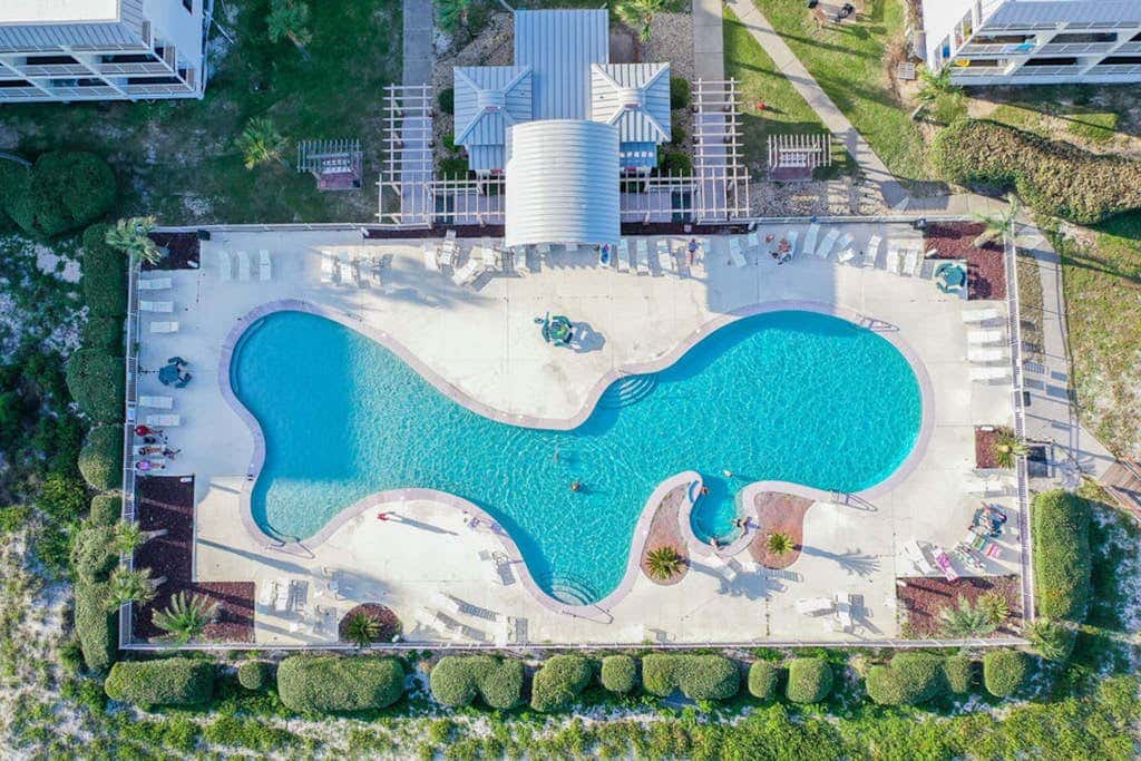 Waterfront getaway with beach view, shared pools & sports courts