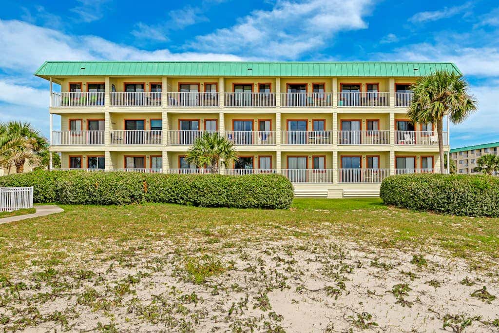 Waterfront getaway with beach view, shared pools & sports courts