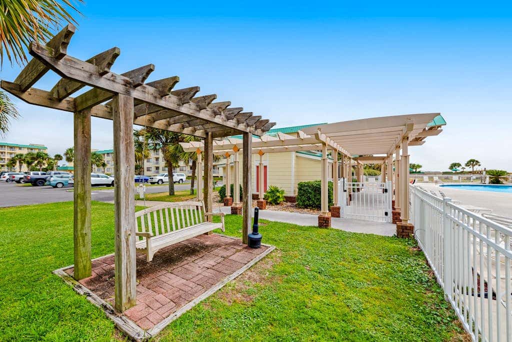 Waterfront getaway with beach view, shared pools & sports courts