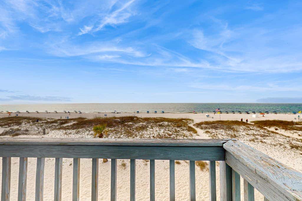 Multi-Level, Beachfront Condo w/ Gulf Views, Deck, WiFi, AC & Shared Pool