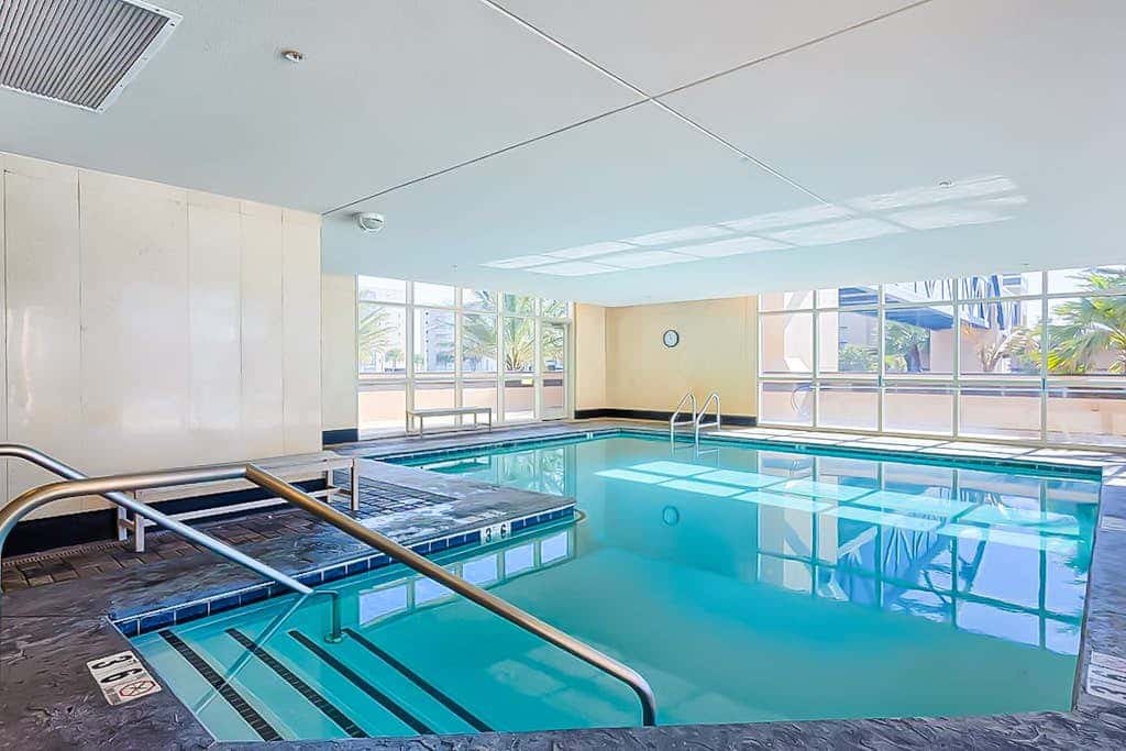 Gorgeous Gulf view condo with indoor,outdoor pools, hot tubs, gym, & balconies