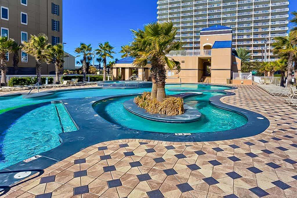 Gorgeous Gulf view condo with indoor,outdoor pools, hot tubs, gym, & balconies