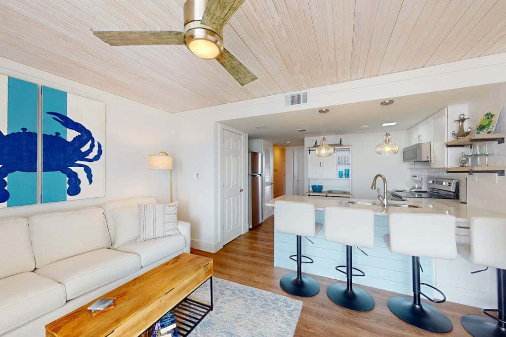 Completely renovated gulf view condo with pool, hot tub, tennis, and pickleball