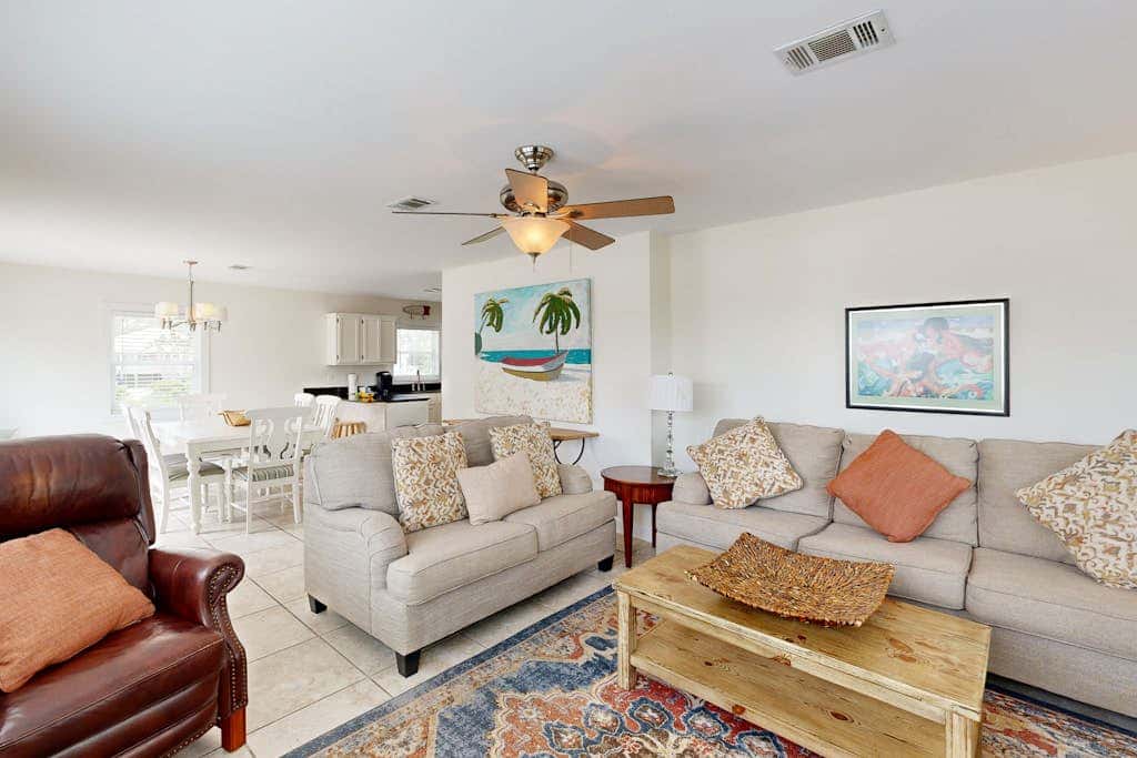 Dog-friendly bay-view home with central AC - snowbirds welcome