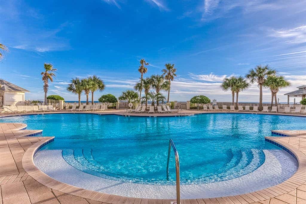 Coastal condo with beach access, pool, and hot tub