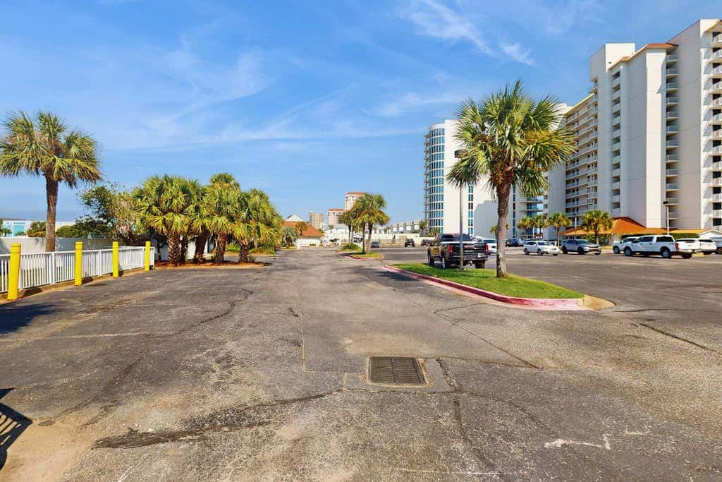 Contemporary Gulf front condo with shared pools, hot tub, fitness center, beach