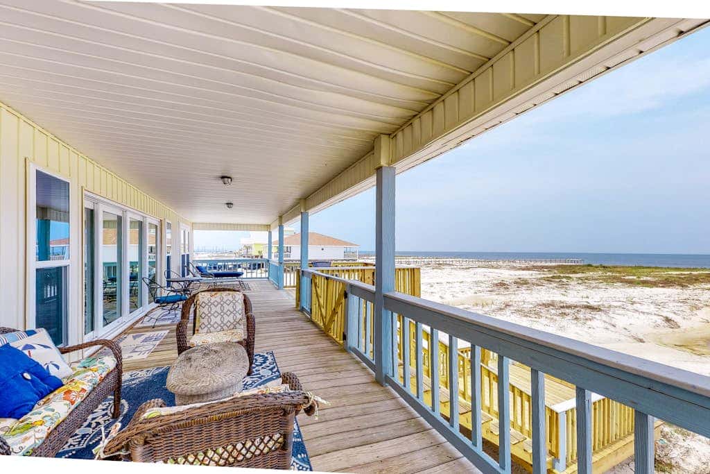 Waterfront beach house on the sound with breathtaking sunset views & gulf access