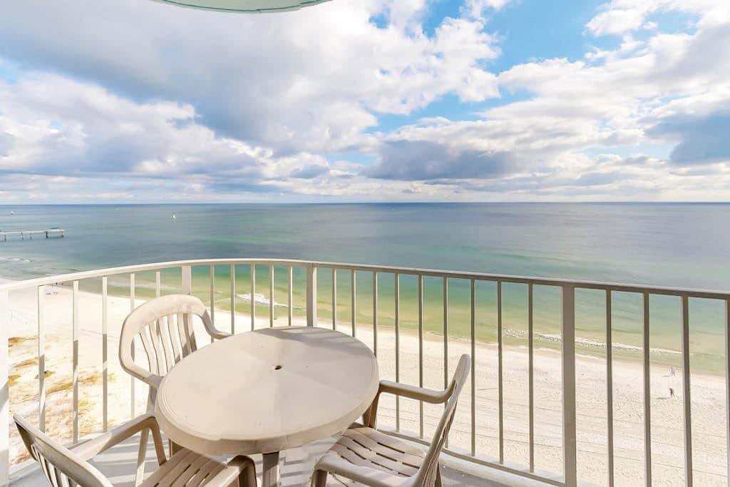 Twelfth-Floor Getaway with Sweeping Gulf Views, Shared Pool, Hot Tub, Beach Access