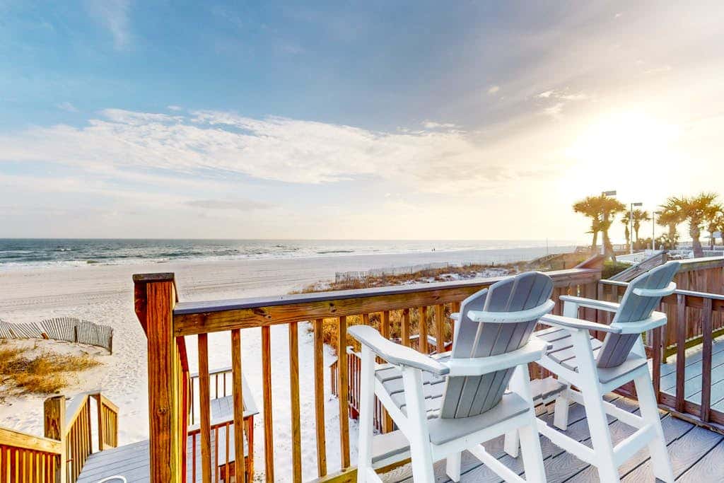 Beachfront Gem - 3 bedroom townhome with waterfront deck