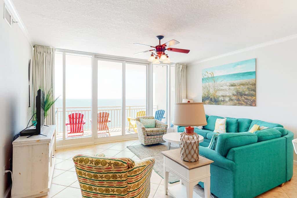 Charming Ocean View Condo with Private Balcony, AC, Shared Outdoor Pool, Free WiFi