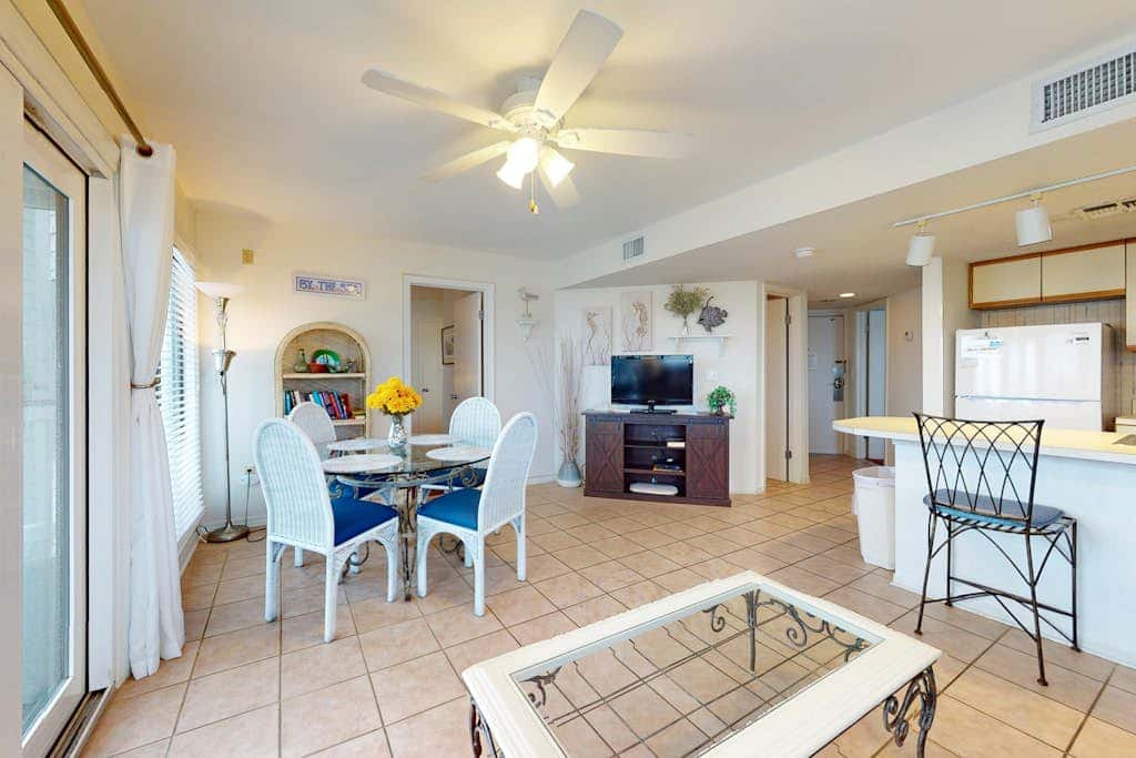 Waterfront condo with pool & hot tub