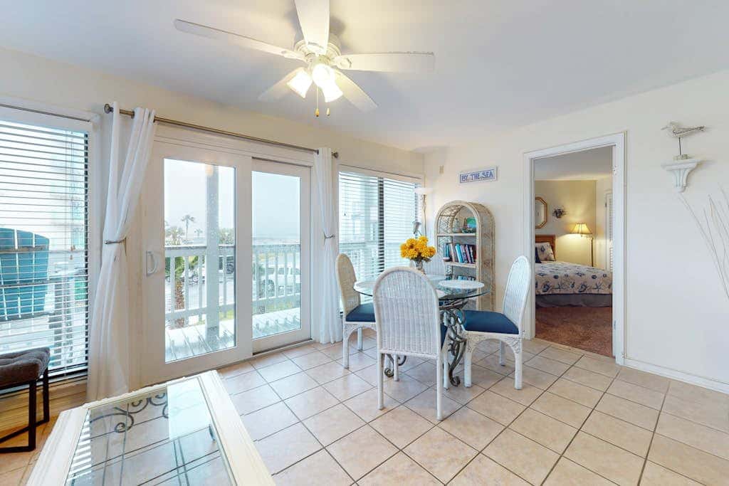Waterfront condo with pool & hot tub
