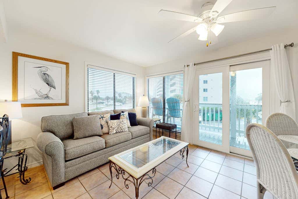 Waterfront condo with pool & hot tub