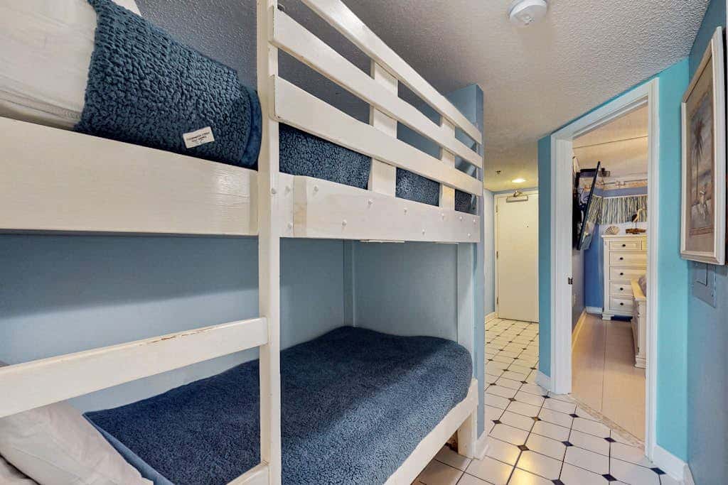 Gulf-front 3rd-floor condo with outdoor pool, central AC, & balcony