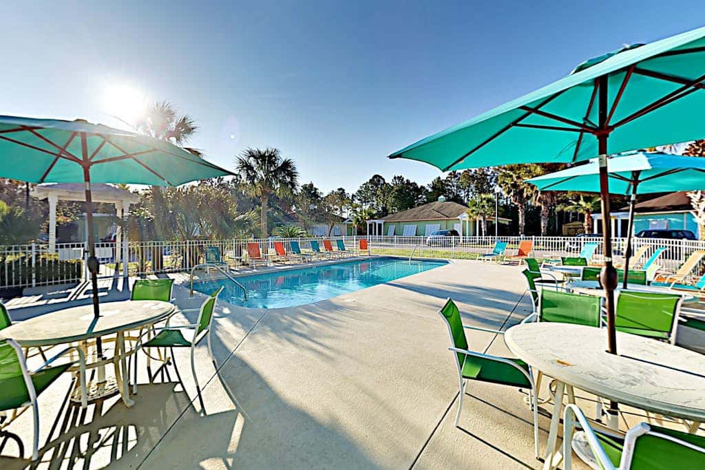 Spacious condo with pool & screened porch