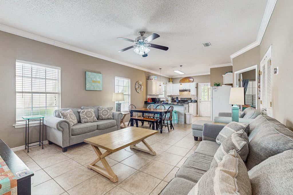 Spacious condo with pool & screened porch