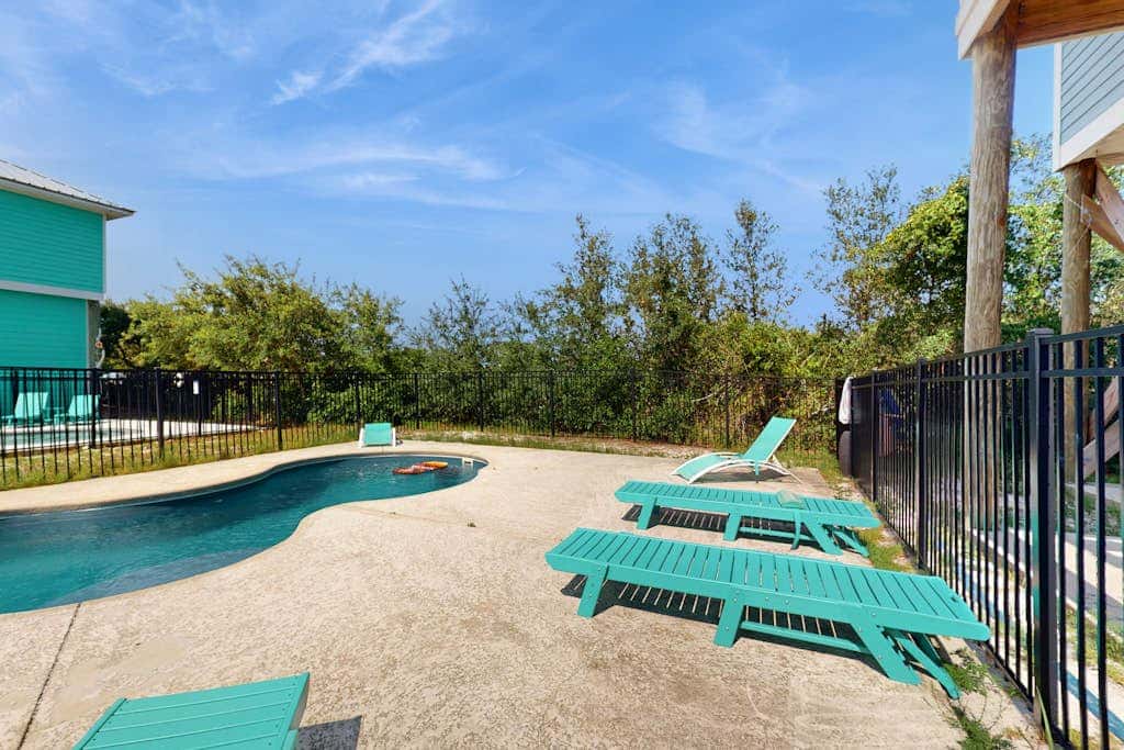 Gorgeous beach house with private pool, outdoor TV & custom grill area