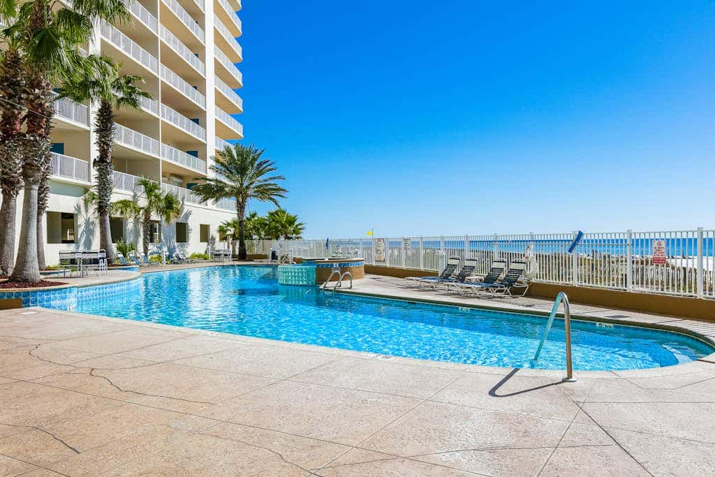 Beachfront condo with amazing views overlooking the Gulf of America featuring resort style pools