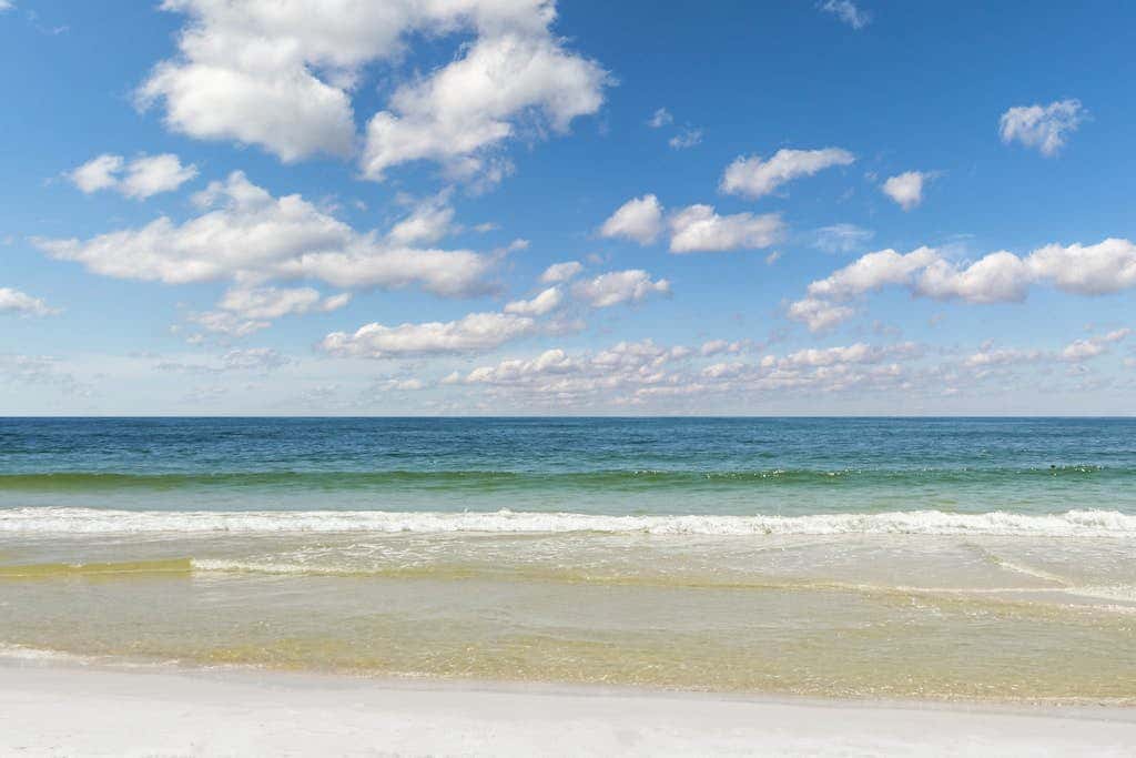 Second floor condo with free WiFi, Gulf views, central AC, and gated entrance